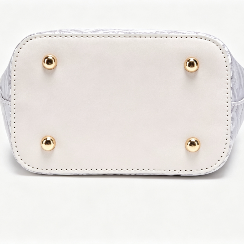 Artisanal Zhuang Brocade Basket Bag - Image 2