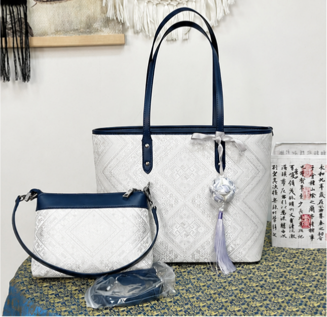 Large Convertible Tote Crossbody Bag with Inner Purse - Image 6
