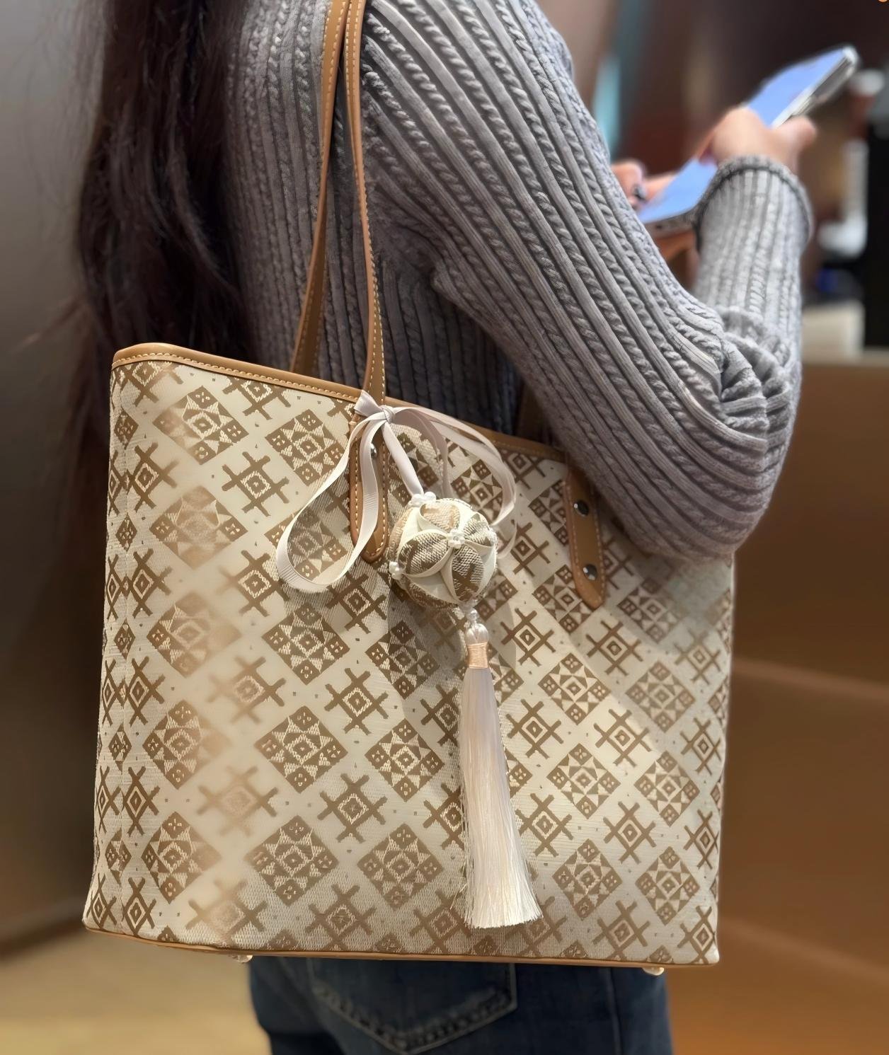 Large Convertible Tote Crossbody Bag with Inner Purse - Image 5
