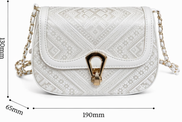Quilted Chain Strap Purse - Image 8