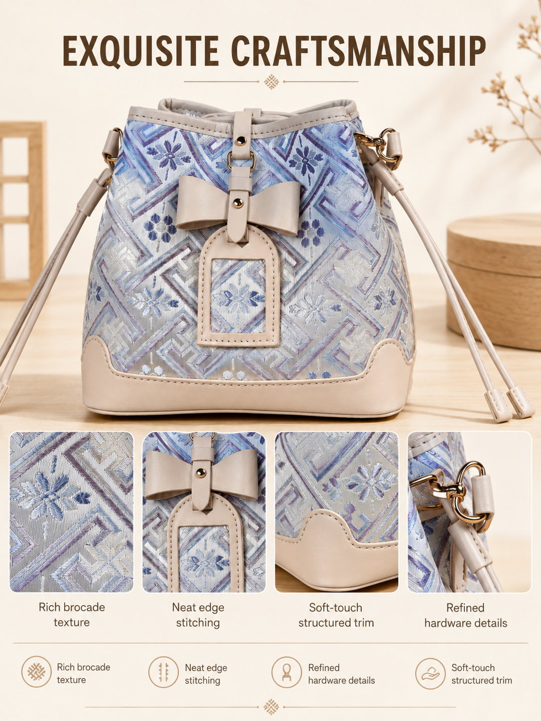 Modern Zhuang brocade lifestyle product