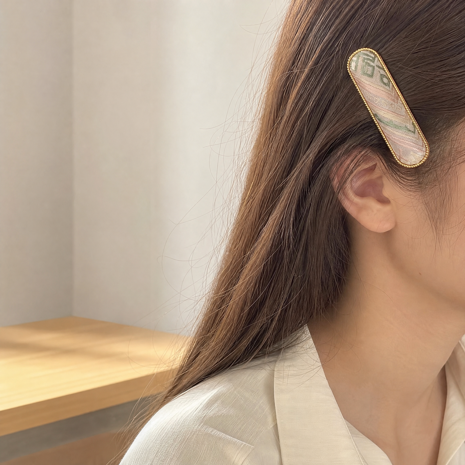 Zhuang brocade hair accessory