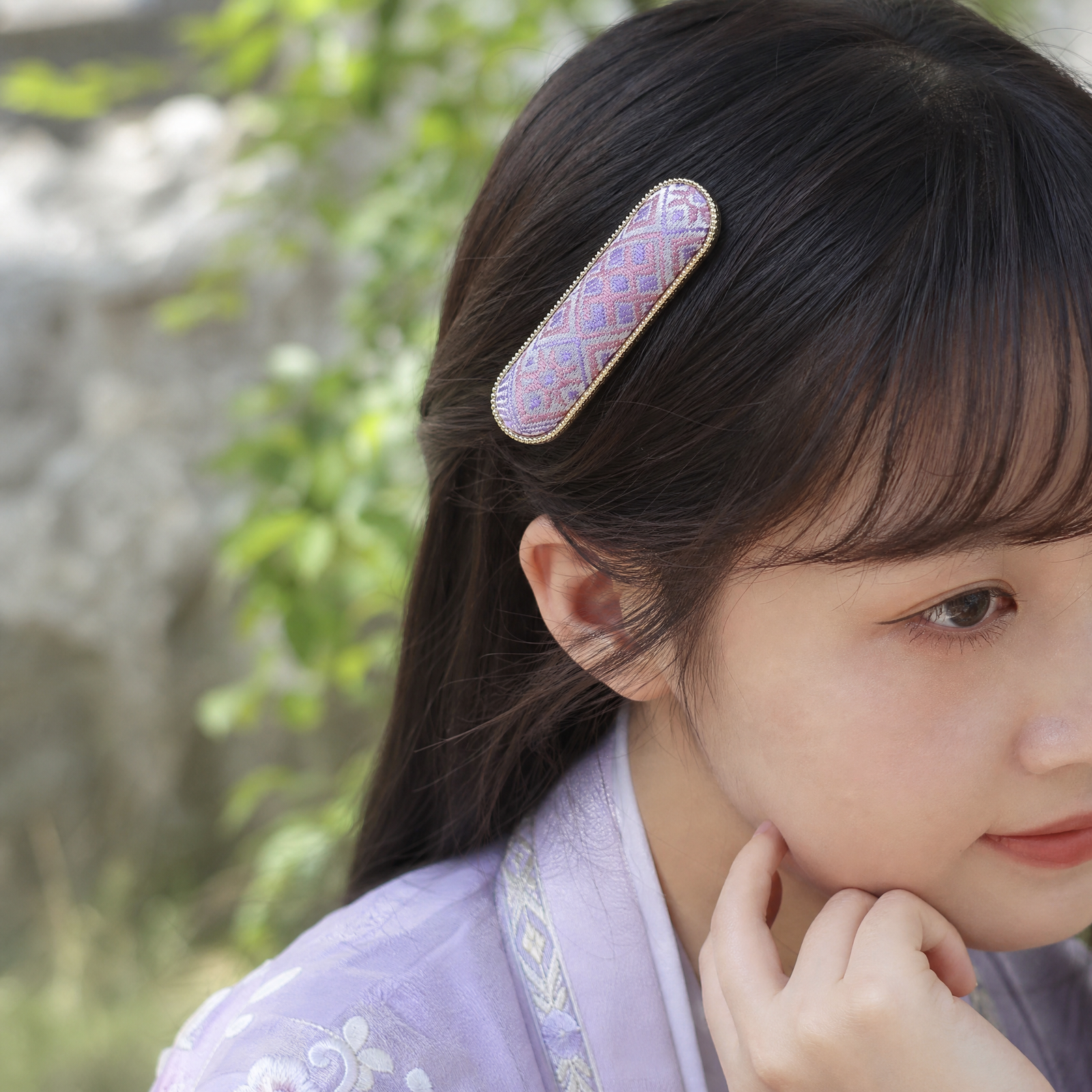 Zhuang Brocade Hair Clip