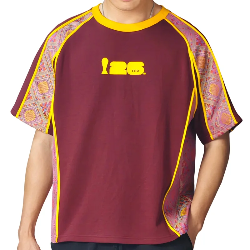 Zhuang Brocade-Panel Sports T-Shirt wholesale