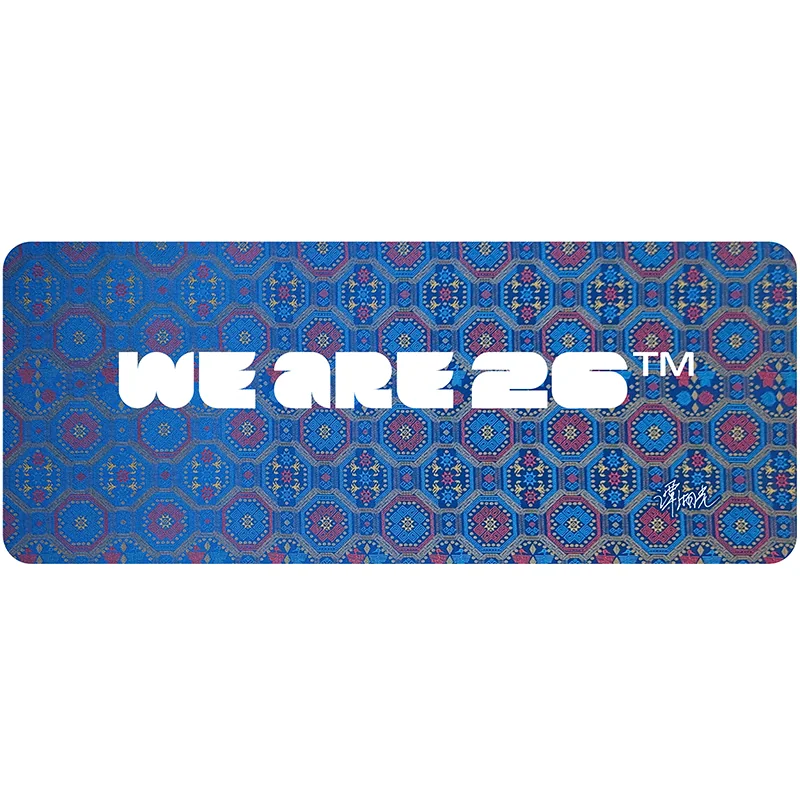 Zhuang Brocade Football-Inspired Mouse Pad wholesale