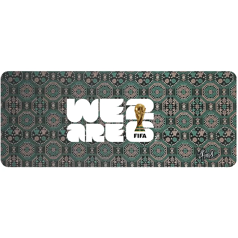 Zhuang Brocade Football-Inspired Mouse Pad wholesale