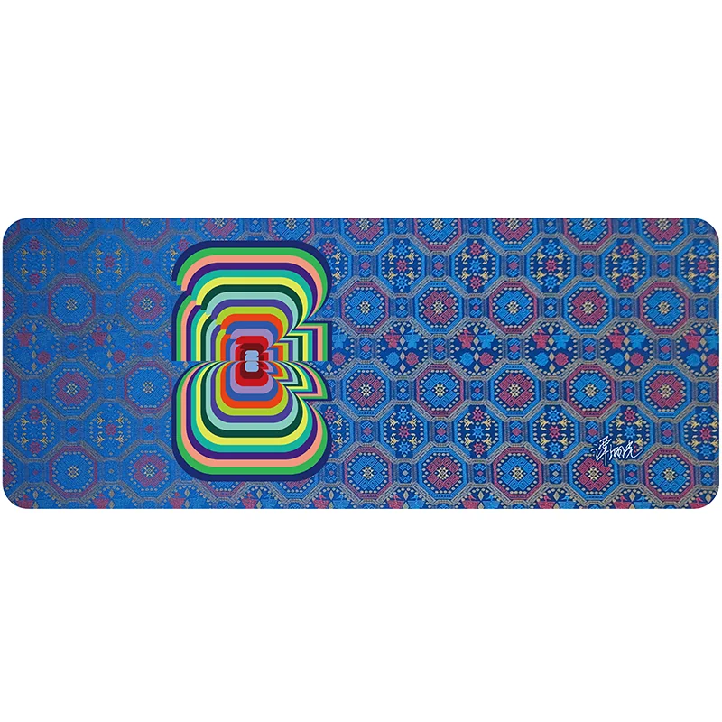 Zhuang Brocade Football-Inspired Mouse Pad wholesale