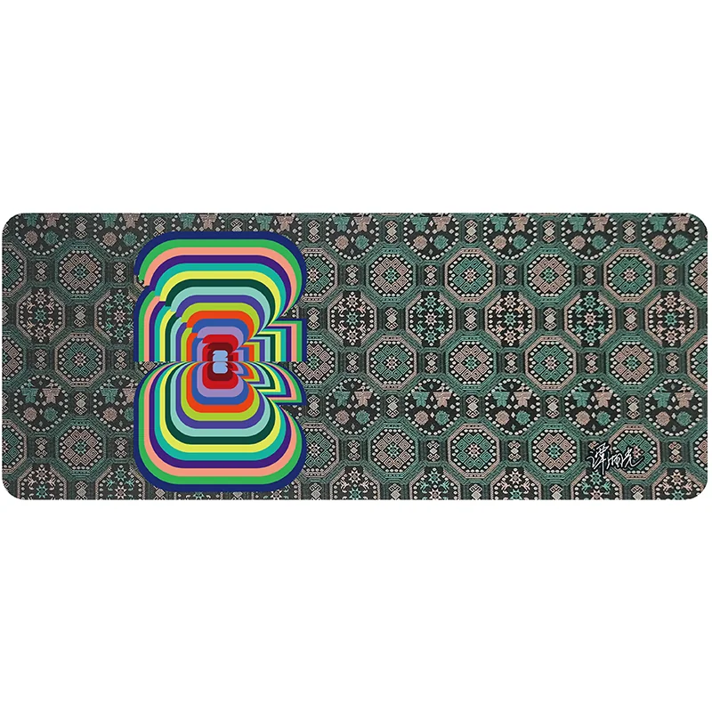 Zhuang Brocade Football-Inspired Mouse Pad wholesale