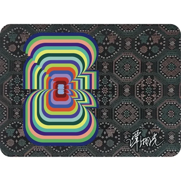 Zhuang Brocade Football-Inspired Mouse Pad wholesale