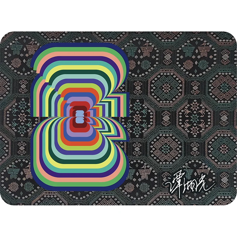 Zhuang Brocade Football-Inspired Mouse Pad wholesale