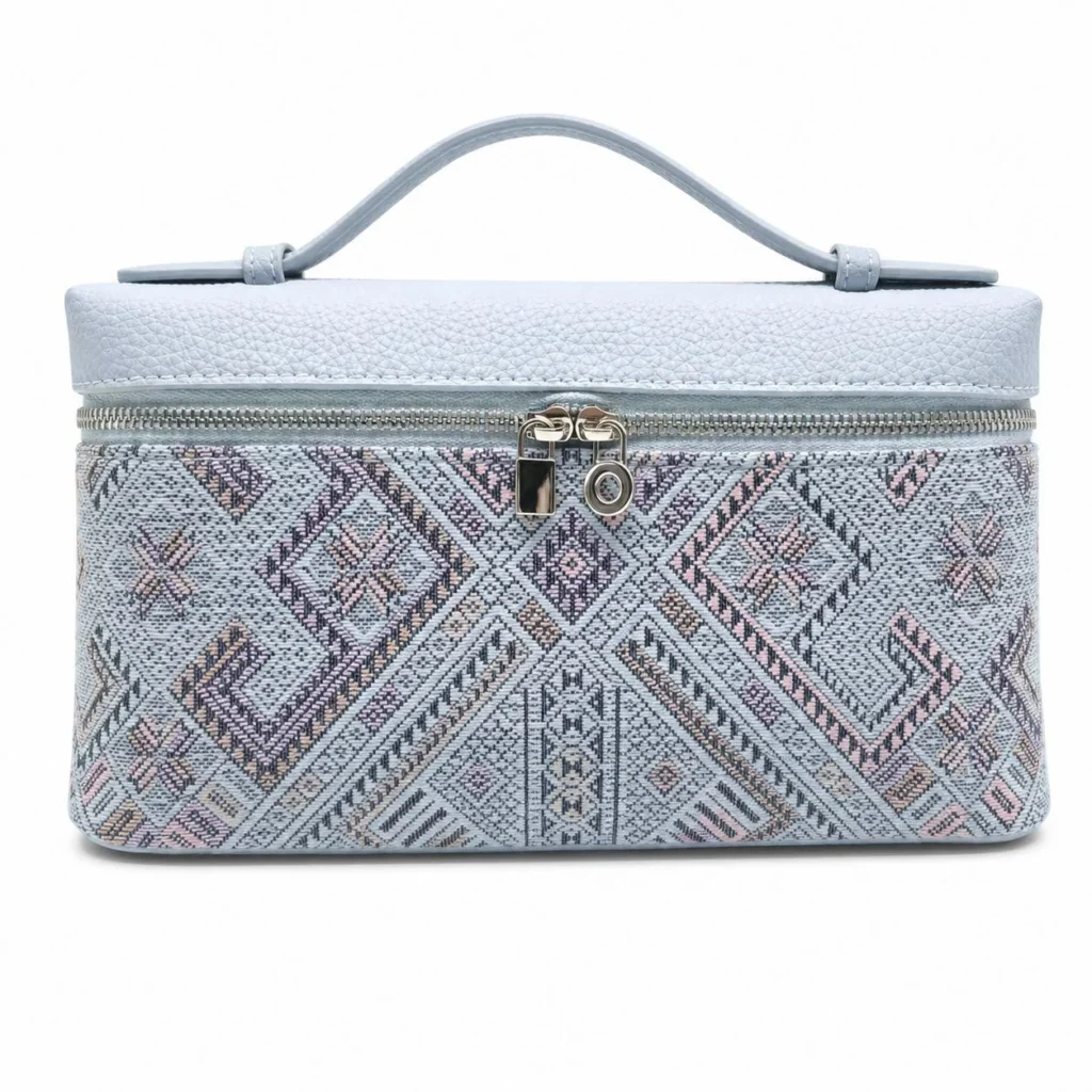 Zhuang Brocade Box Handbag - Blue wholesale bag