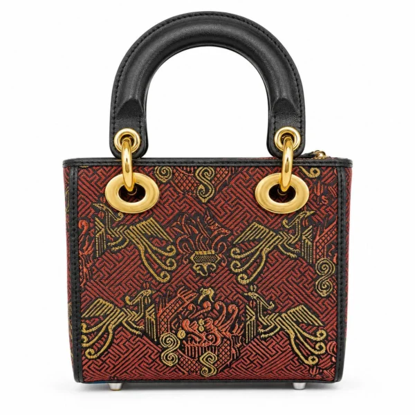 Zhuang Brocade Lady Handbag - Red wholesale bag