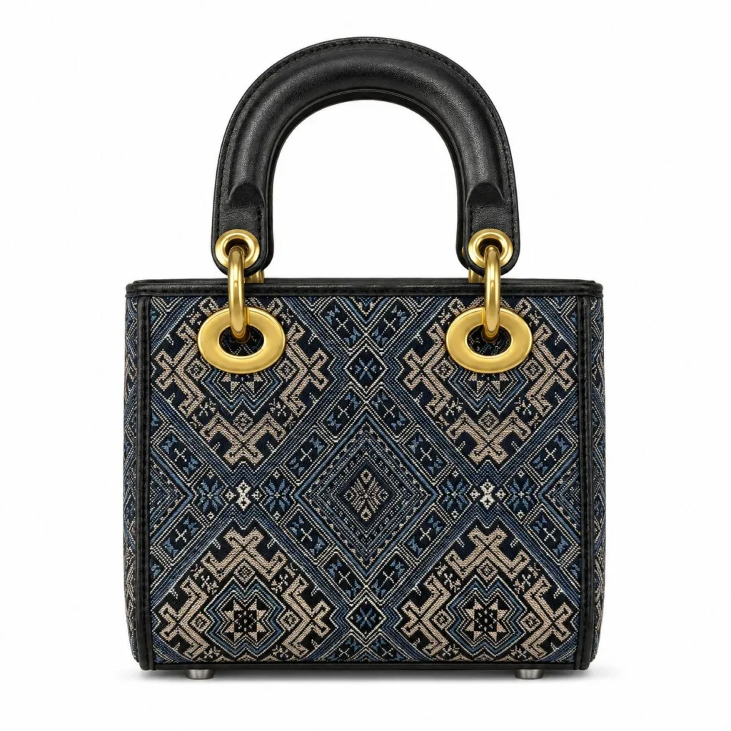 Zhuang Brocade Lady Handbag - Blue wholesale bag