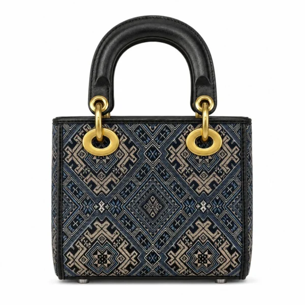 Zhuang Brocade Lady Handbag - Blue wholesale bag