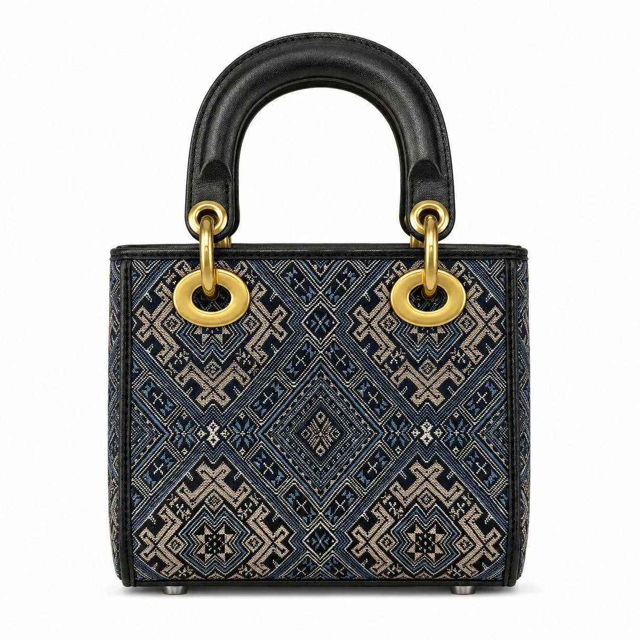 Zhuang Brocade Lady Handbag - Blue wholesale bag