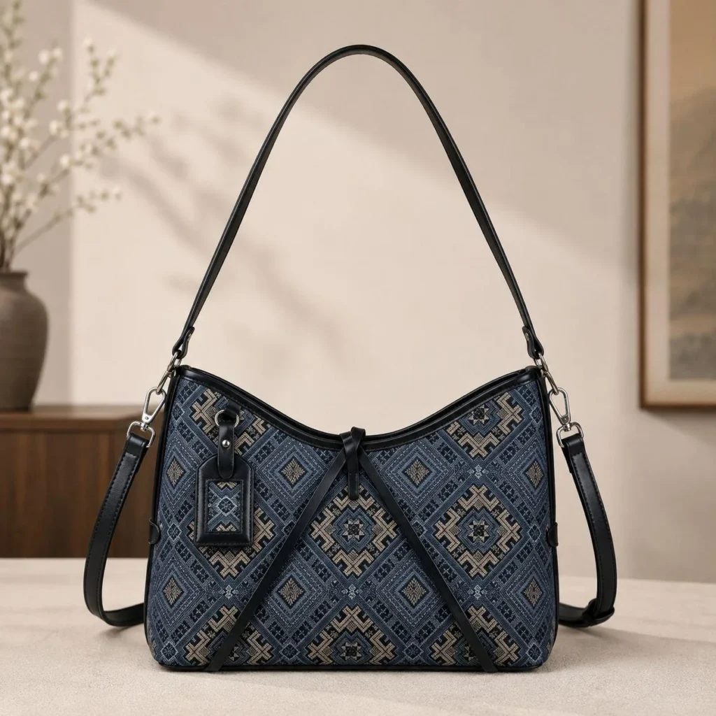 Zhuang Brocade Hobo Bag wholesale product image
