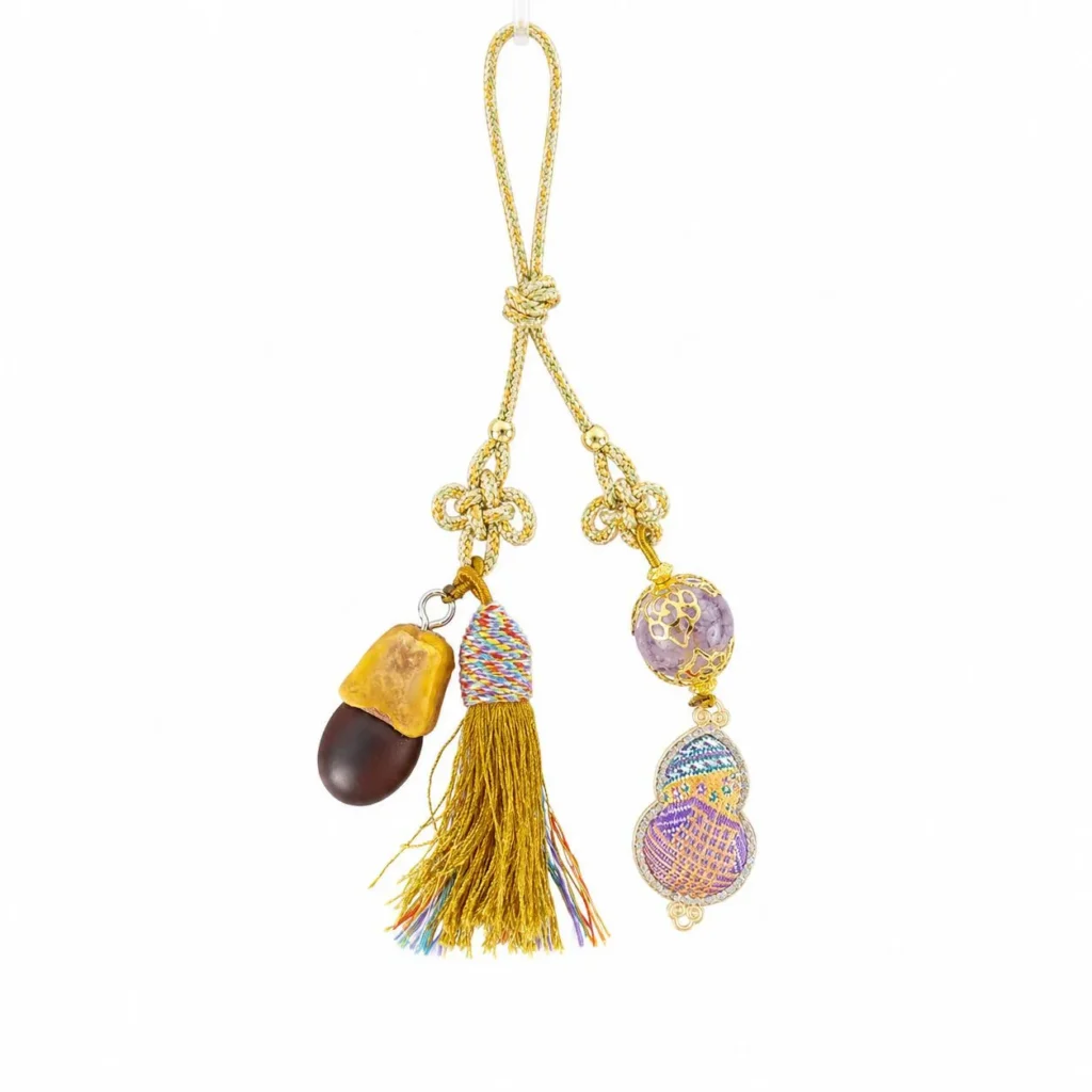 Wholesale Zhuang Brocade Bag Charm - 5 Styles - Style 01