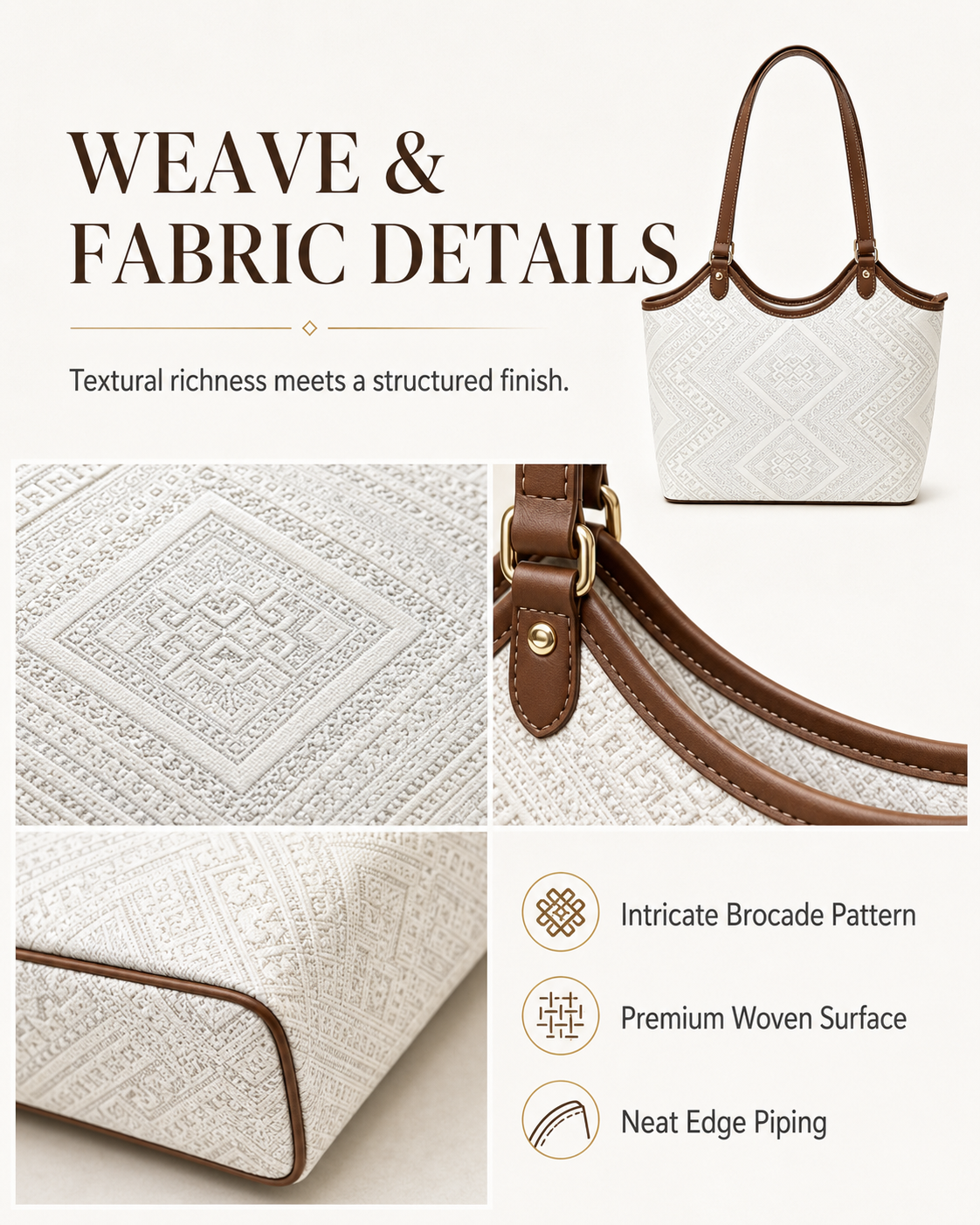 Zhuang brocade nature-inspired textile detail
