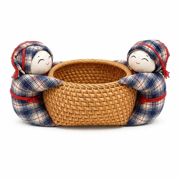 Handcrafted Mini Basket Ornament wholesale