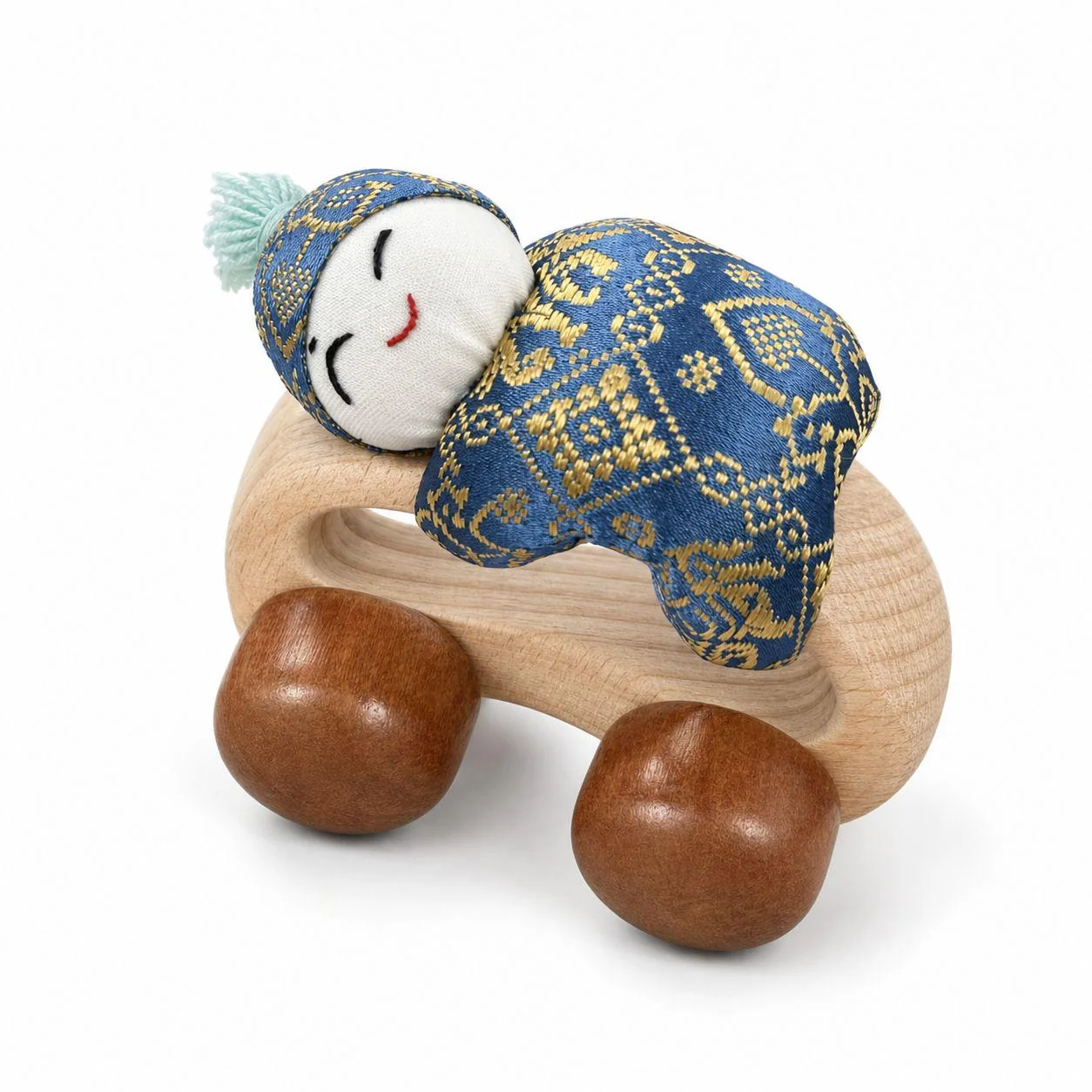 Wholesale Handcrafted Massage Roller Ornament - Colorway 04