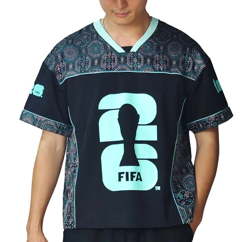 Zhuang Brocade-Panel Sports T-Shirt wholesale