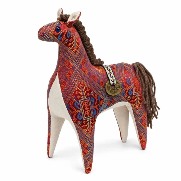 Wholesale Handcrafted Brocade Horse Ornament product detail