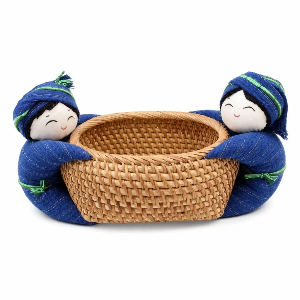 Handcrafted Mini Basket Ornament wholesale