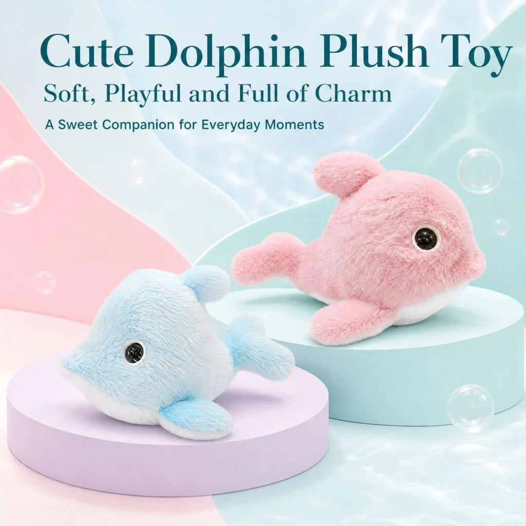 Pink Dolphin Sachet Plush wholesale