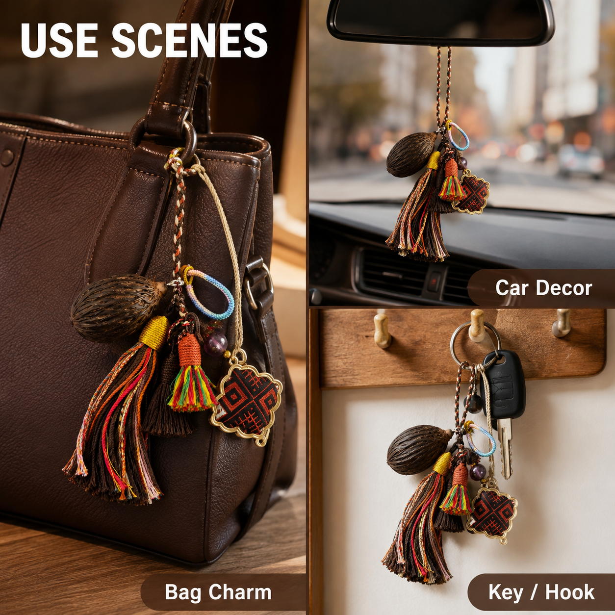 Brocade fragrance accessory styled in a contemporary living scene