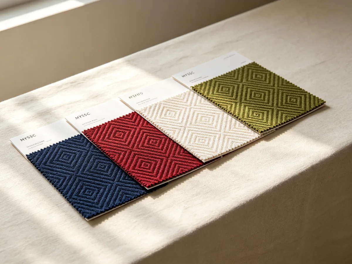 Zhuang brocade fabric color swatches for wholesale customization